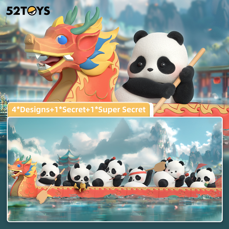 52TOYS PANDA ROLL Dragon Boat Racing Series Blind Box Figure Toy ราคา 439 บาท*ส่งฟรี