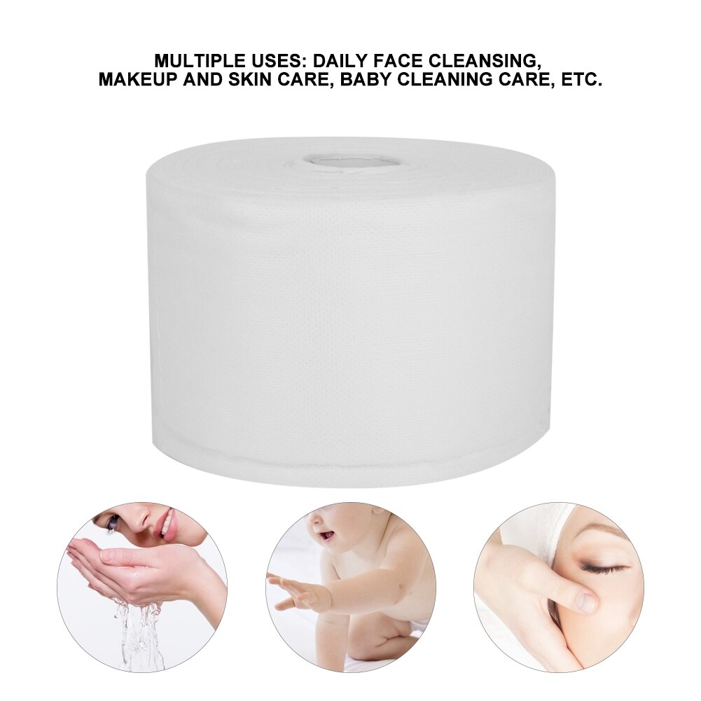 Cuộn khăn bông lau mặt dùng một lần Wujnbop - INTL
