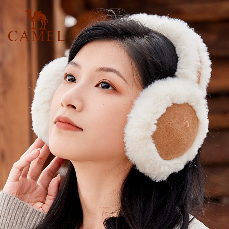 Cameljeans Women's Winter Riding Outdoor Fleece Ear Muffs Anti-Cold Ear Protection Muffs ราคา 162 บาท*ส่งฟรี