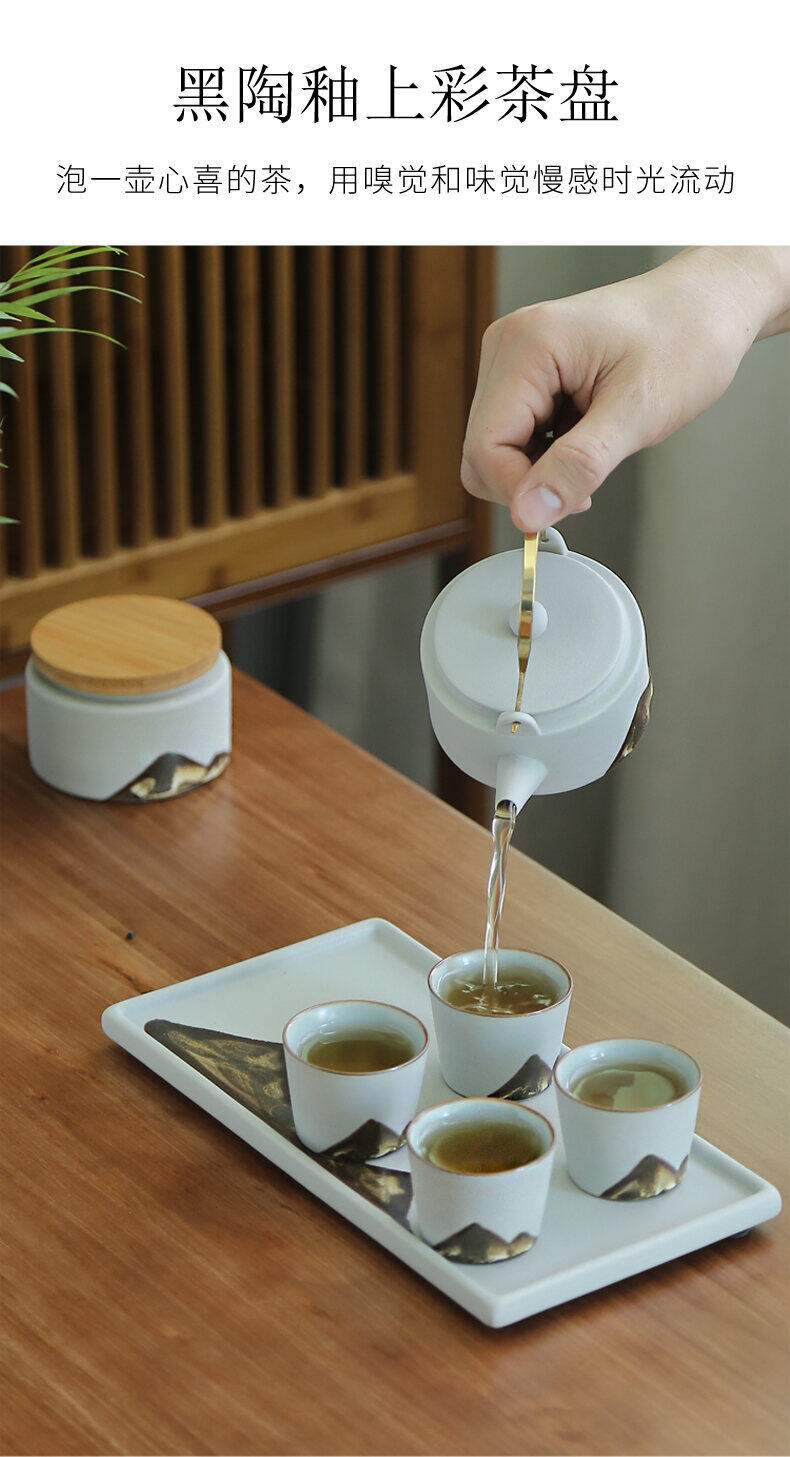 Cốc Trà Kiểu Nhật Cốc Chủ Nhân Gốm Thô Cốc Đơn Bộ Đồ Trà Kungfu Cốc Uống Trà Cốc Uống Trà Cốc Cổ Điển Gốm Sứ