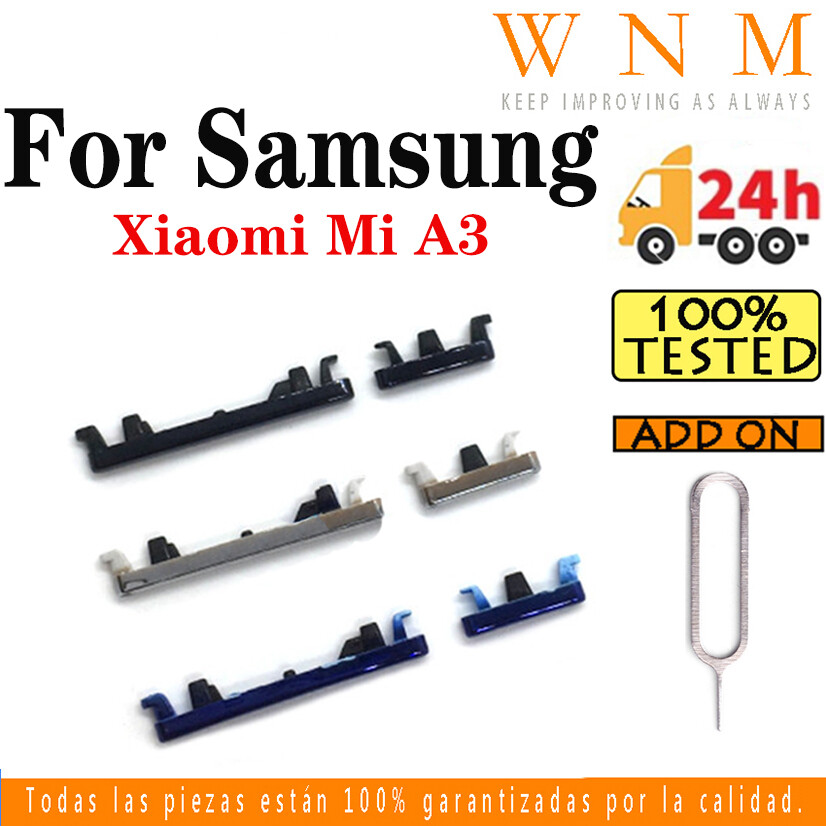Nút nguồn nút phím nguồn và xiaomi cho nút bên mi a3 mia3 cc9e nút bật tắt tăng giảm âm lượng ở cạnh bộ phận thay thế