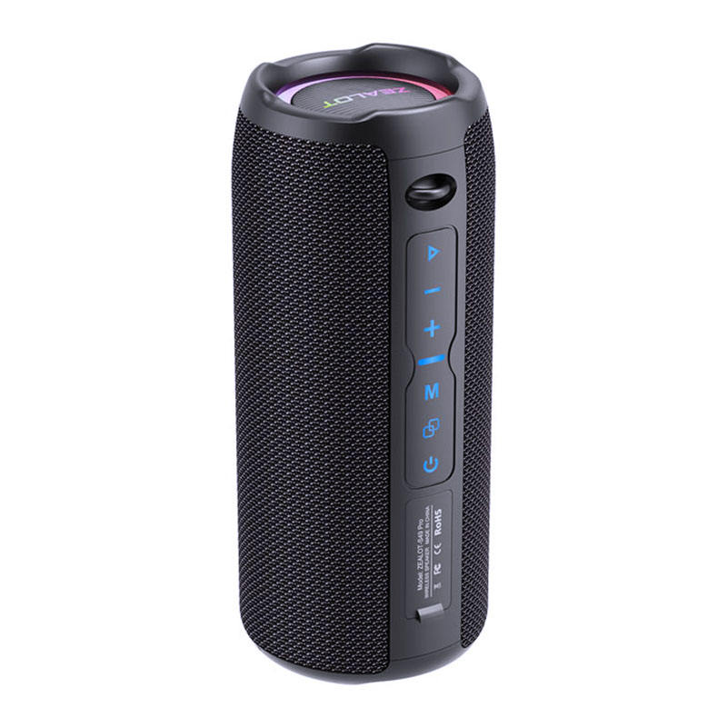 Zealot S49 Pro Loa Bluetooth không dây TWS 20W Xách Tay âm bass mạnh âm thanh nổi đèn nền RGB Tiếng Ồn Hủy Bỏ Microphone
