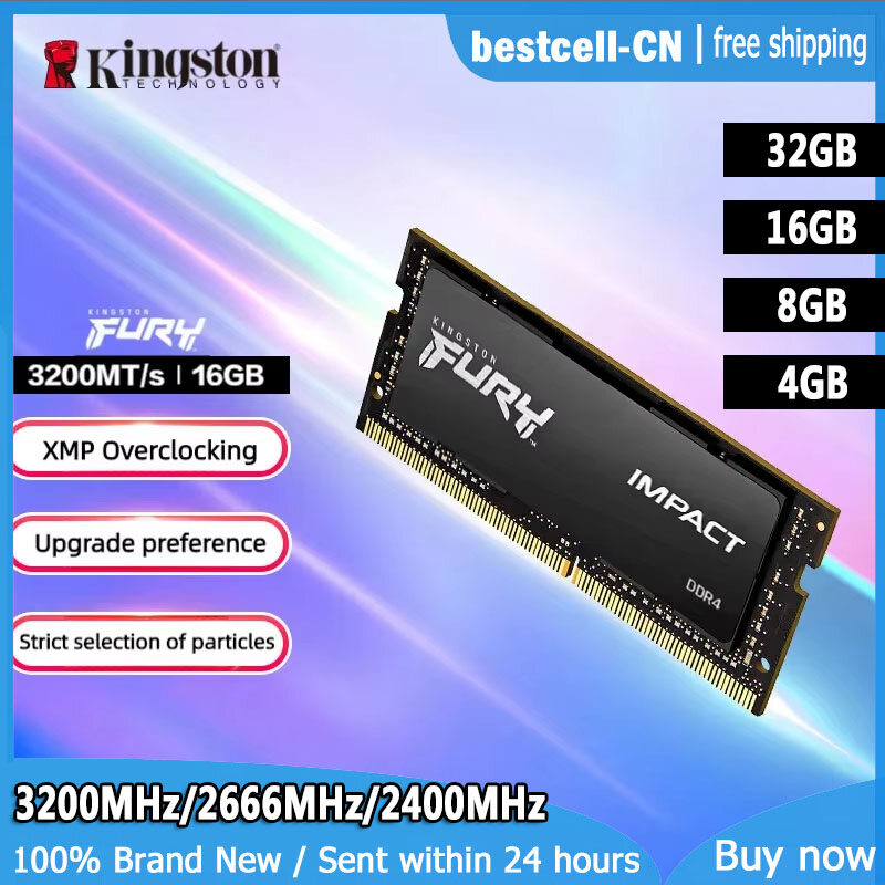 8Gb Ddr4 2666Mhz Desktop Ram - Crucial & Kingston Hyperx Fury