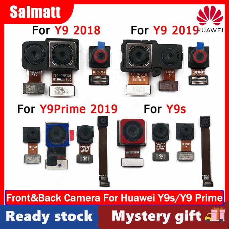 Salmatt mặt trước & camera phía sau chính hãng cho Huawei y9s/Y9 Prime 2019/Y9 2019/Y9 2018 Mặt tự sướng phía sau nhỏ phụ tùng thay thế mô-đun máy ảnh Flex cho camera phía sau với công cụ