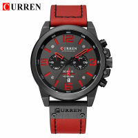 CURREN Top Original Luxury Brand Mens Quartz Fashion Watch Chrono Casual Business Sport Waterproof 12/24 Hour Date Men Watch