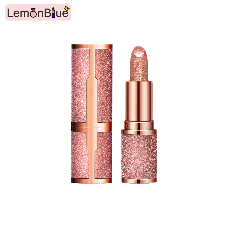 Gambar LemonBlue Moisturizing Lipstick with Changing Color Glitter Lipstick for Daliy Life Travel with Changing Color Glitter Lipstick Long Lasting Non Stick Cup Long Lasting Non Stick Cup Suit for Daliy Life Travel Moisturizing Lipstick 2.5 x 2.5 x 8 cm