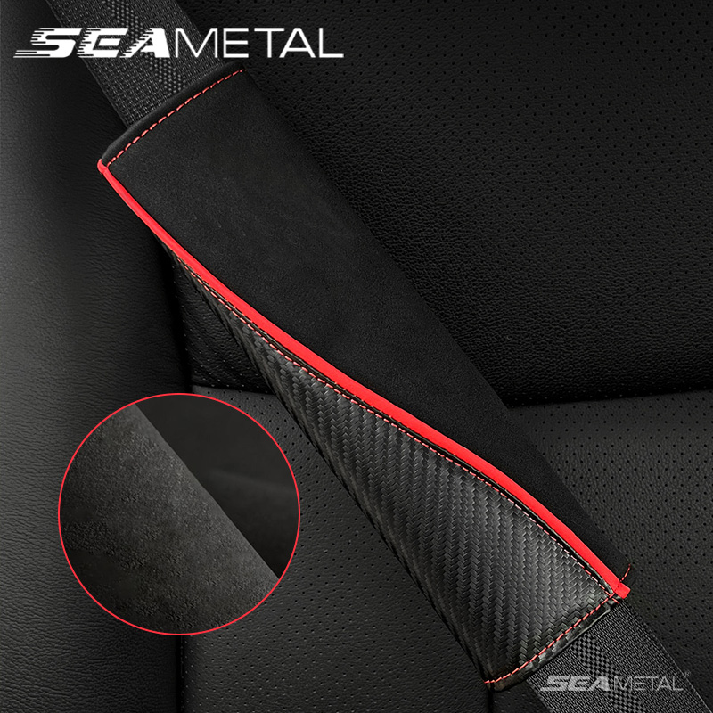 Semetal dây an toàn xe ô tô Vai bao gồm ghế thoáng khí vành đai bảo vệ đệm Pad phụ kiện nội thất xe ô tô