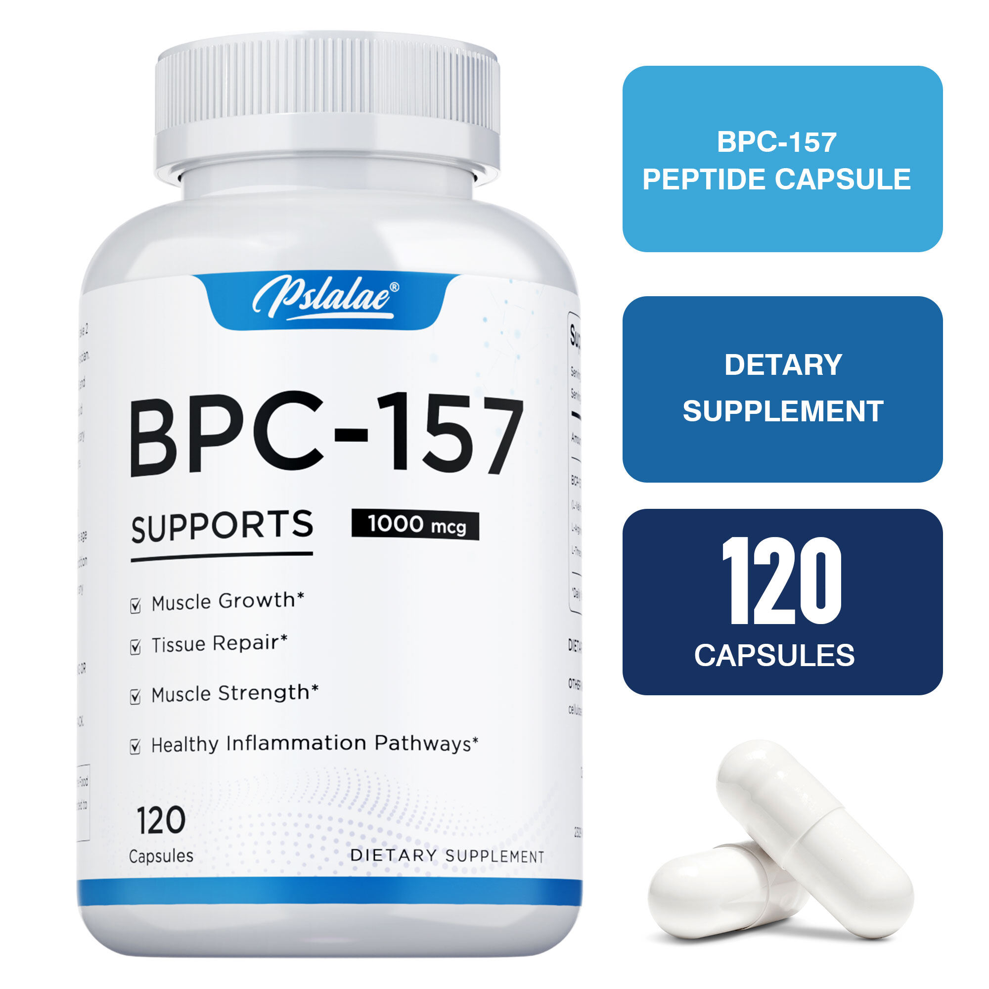 prohealth bpc-157 500 mcg 60 capsules price BPC 157 Caps - 1000mcg, BPC 157, BPC 157 Peptide Caps, Non-GMO, Dairy Free,  Gluten Free - 60 Caps main image 1