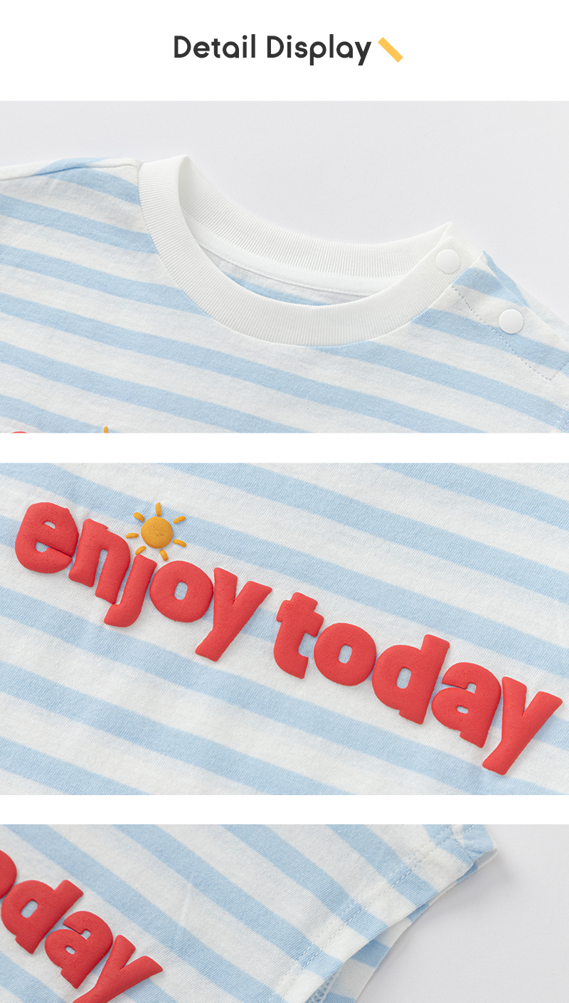 balabala Baby T-Shirt Boy And Girl Short Sleeves 2025 New Spring And Summer Sweet Trendy · v4