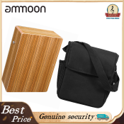 ammoon Portable Cajon Box Drum with Carry Bag