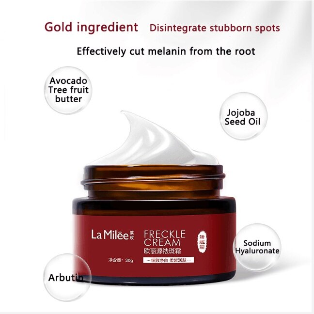 Gambar Freckle removal cream 30g lightening pigmentation and removing chloasma and freckles ??? krim pemutih dan penghilang jeragat untuk pemutihan dan pelembab kulit