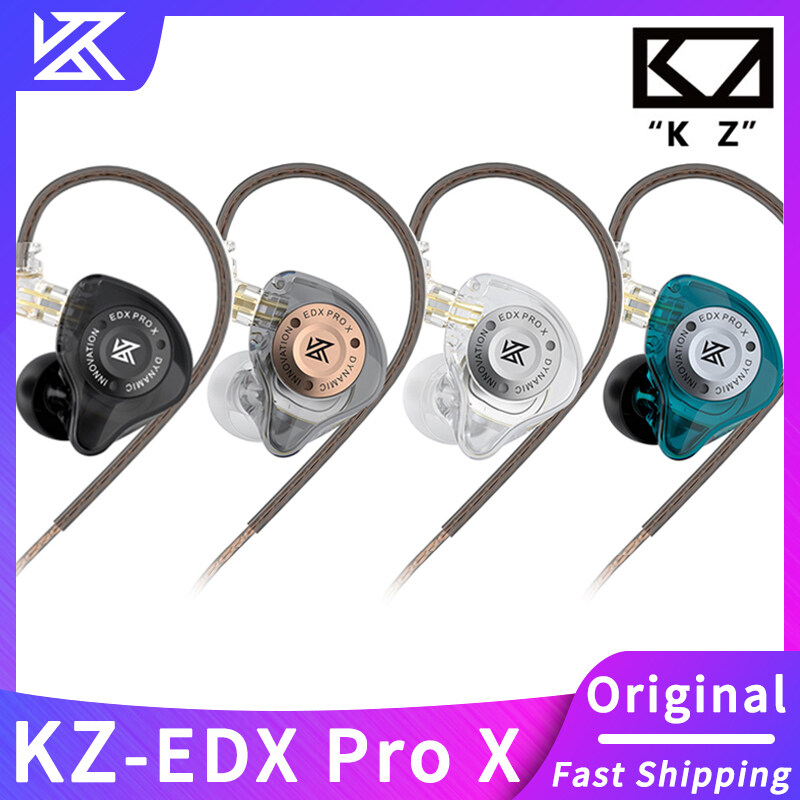 Original KZ EDX Pro X PRO Lite Dynamic Drive Earphone Hifi Heavy Bass