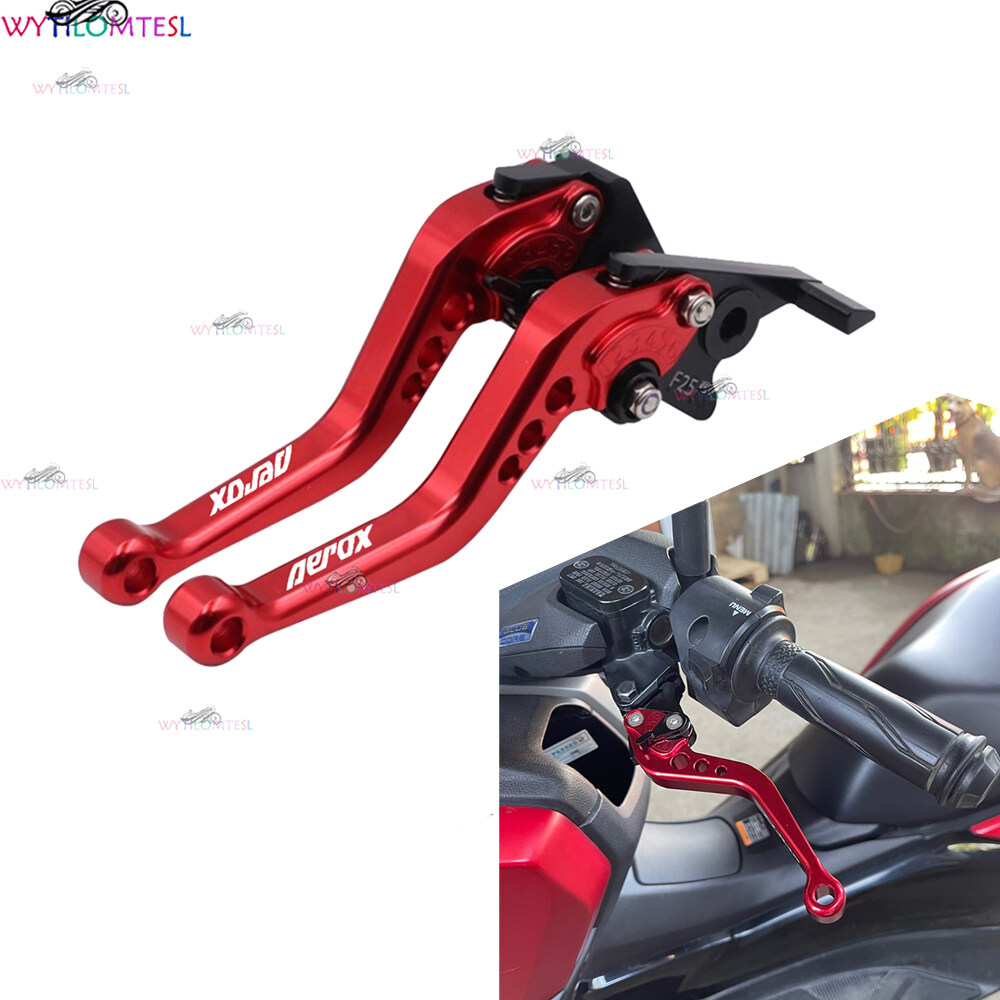 Dành Cho YAMAHA Aerox 155 V1 V2 2021 2022 2023 Nhôm CNC Cho Xe Mô Tô Hợp Kim 6 Tầng Điều Chỉnh Ngắn Cần Phanh Đòn Bẩy Ly Hợp