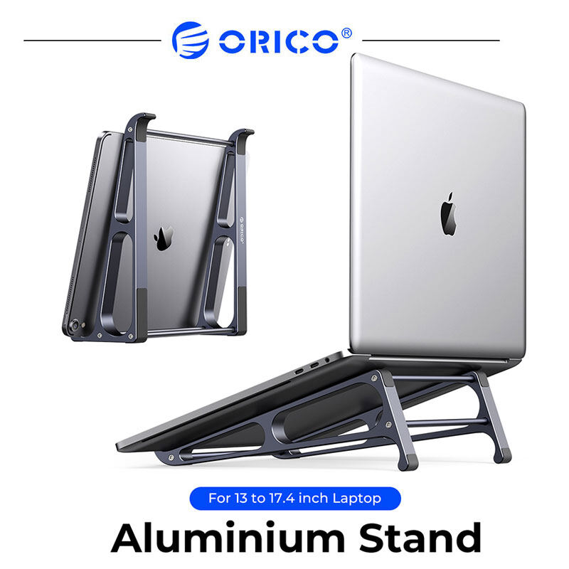 Orico nhôm máy tính xách tay đứng riser xách tay có thể tháo rời máy tính đứng máy tính để bàn máy tính bảng chủ for13-17.4 inch macbook máy tính xách tay