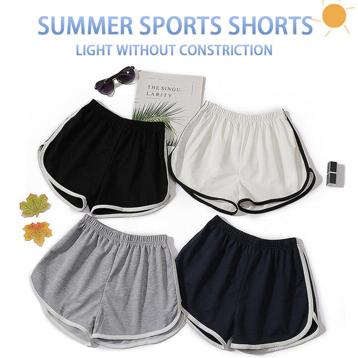 BT Woman Motion Shorts Yoga Shorts Trousers Summer Thin Style Loose Fitting Comfort Skin Friendly Fashion Baita 运动短裤 ราคา 94 บาท*ส่งฟรี