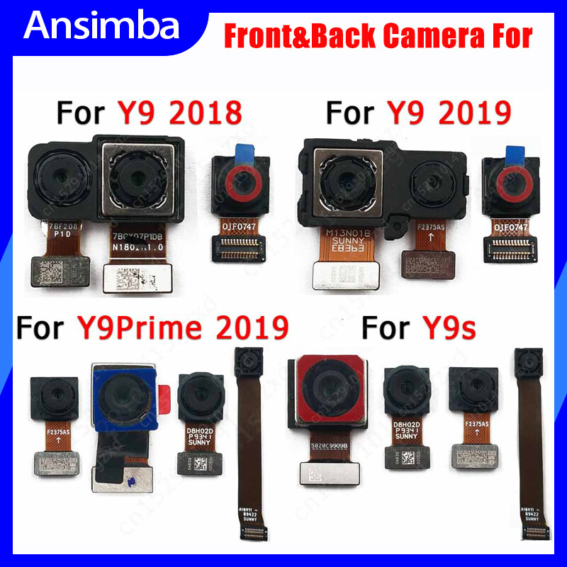 Ansimba camera trước sau chính hãng cho huawei y9s/y9 prime 2019/y9 2019/y9 2018 mô-đun camera mặt trước selfie nhỏ phía sau linh kiện thay thế linh hoạt cho camera sau kèm dụng cụ