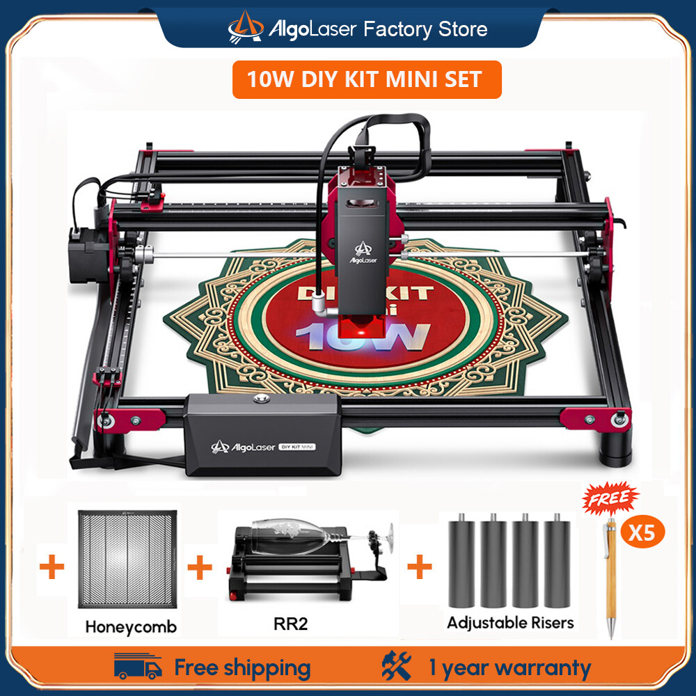 Algolaser 10W DIY KIT Mini Laser Engraver Laser Cutter Machine Laser Engraving for Wedding Decoretion DIY Gifts ราคา 18,920 บาท*ส่งฟรี