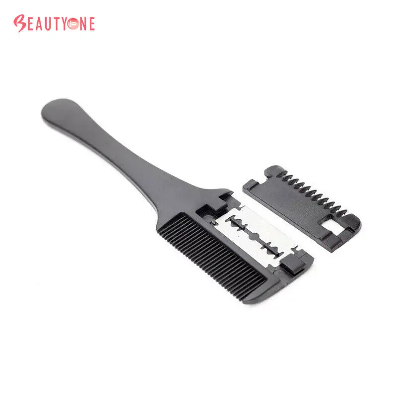 using a razor comb to cut hair