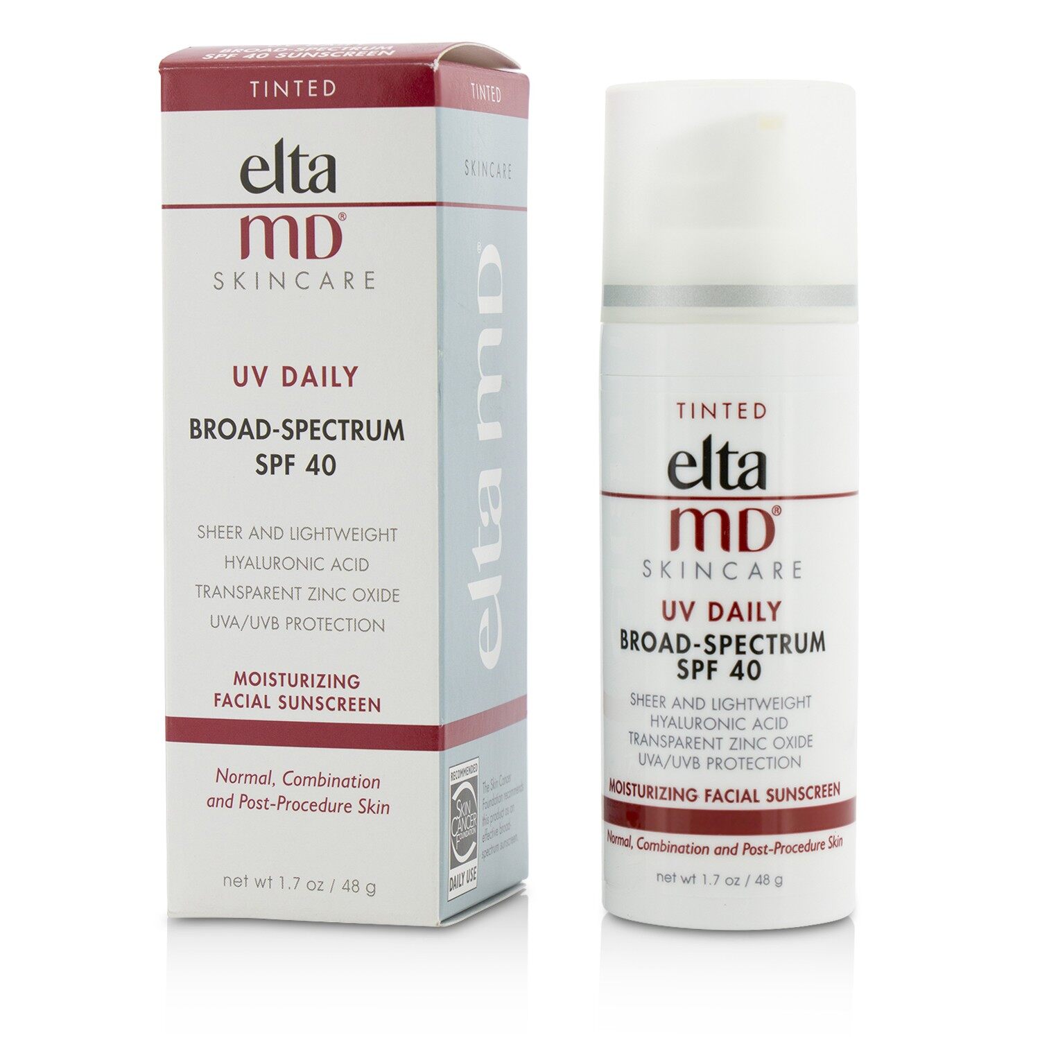tinted elta md spf 40