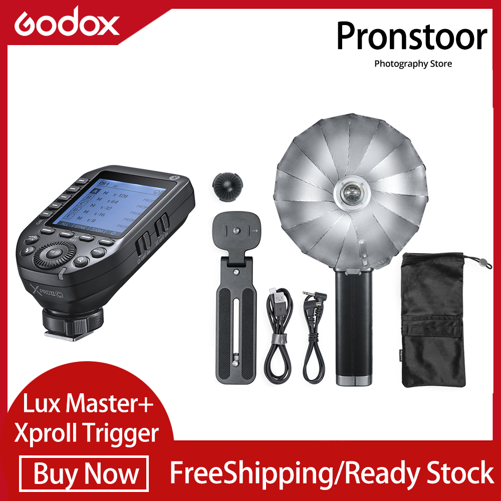 Godox Lux Master Retro Camera Flash Portable for Canon Sony Nikon Fuji Olympus Leica Pentax With Xpro II Trigger ราคา 12,148 บาท*ส่งฟรี