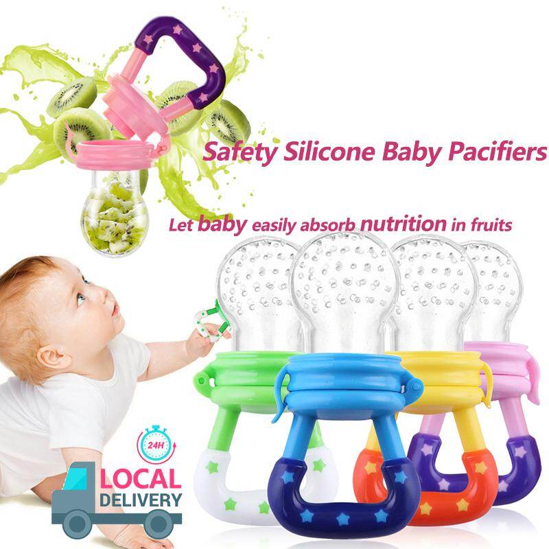 Baby Pacifier Newborn Infant Soother Fresh Fruit Food Milk Nibbler