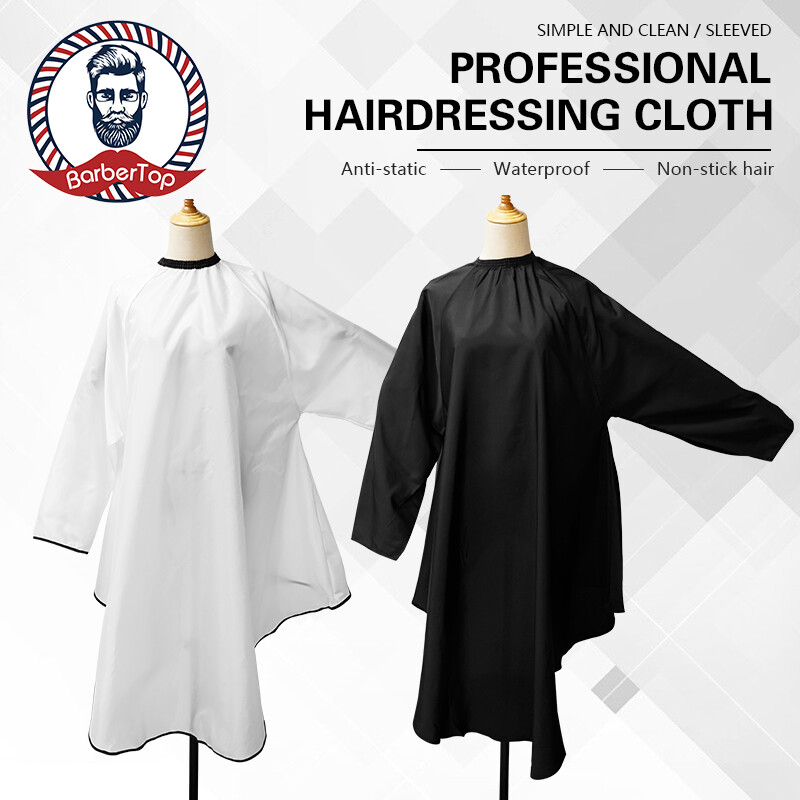 Barbertop thợ làm tóc tay liệm Tạp dề cắt tóc Cắt tóc Cắt Tóc Vải cắt tóc áo choàng làm tóc áo choàng làm tóc phụ kiện tiệm hớt tóc