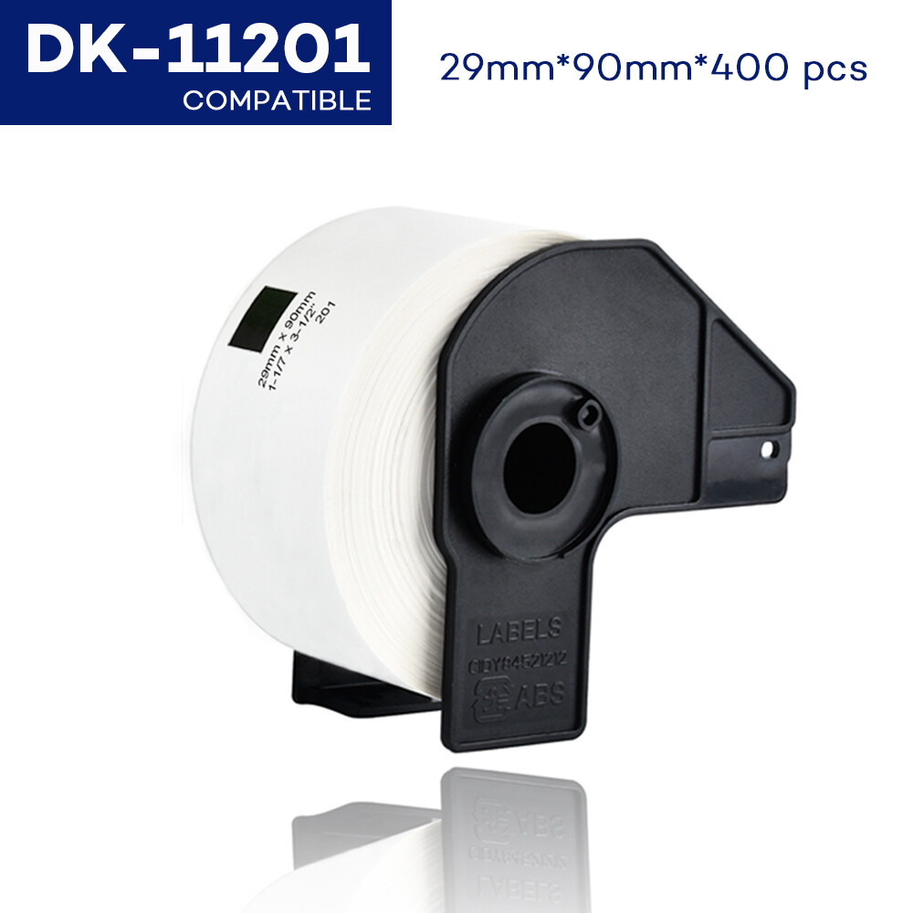 1pcs dk giấy nhiệt tương thích cho anh máy in nhãn trắng paperdk-11201 dk-11209 dk-11208 dk-11202 dk-22225 tương thích với máy in nhãn brother ql
