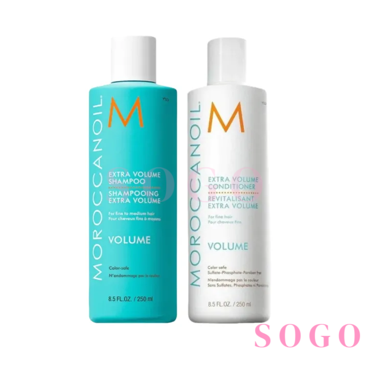 แชมพูสระผม ครีมนวดผม ทรีทเม้นท์ฟื้นฟูผม Moroccanoil Extra Volume Shampoo/Conditioner 250ml ราคา 828 บาท*ส่งฟรี
