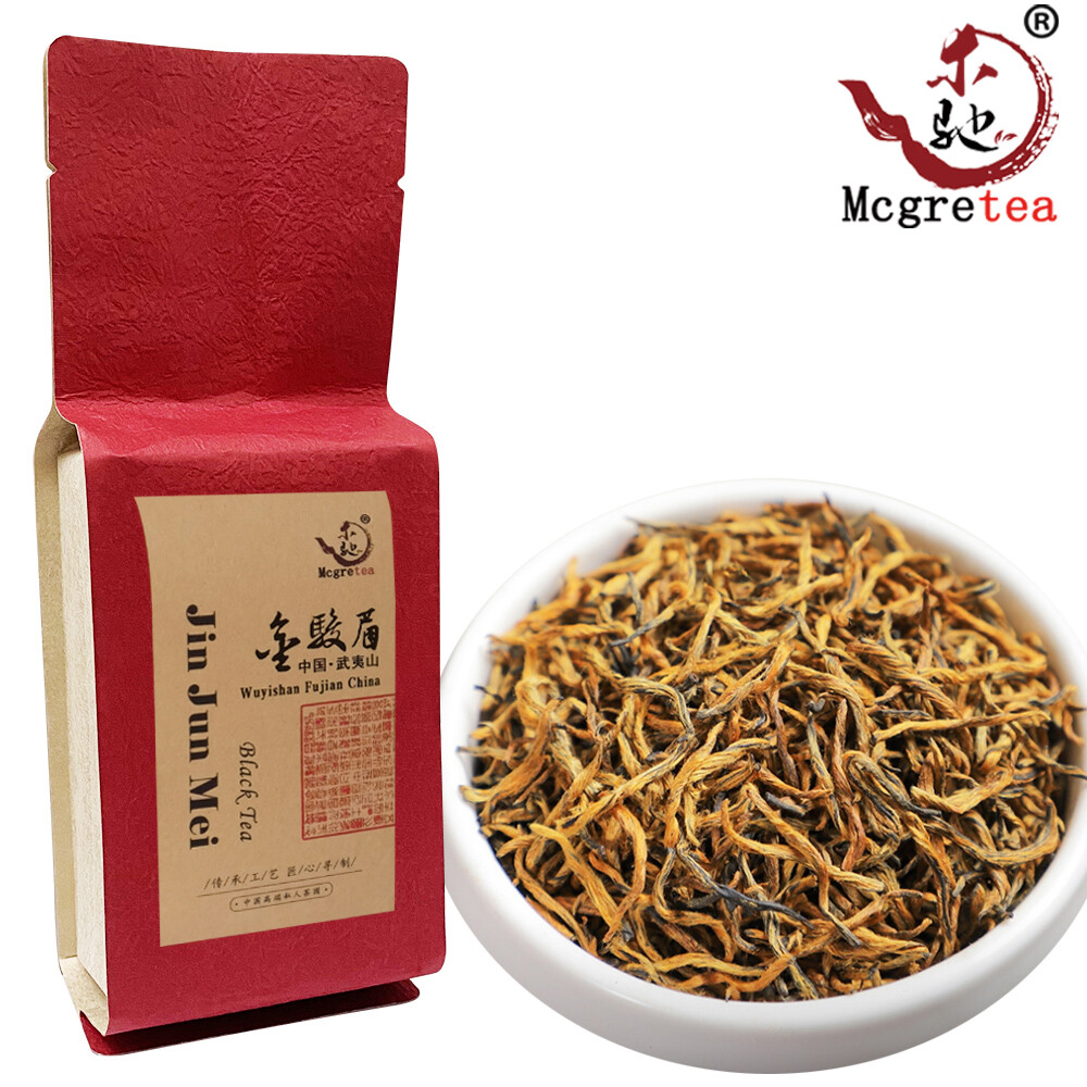 Gambar (Mcgretea ?? ??? ??? 150G LXXNPJJM150G004)2021 Gunung Wuyi Kepala Musim Bunga Wangi Madu Kuning Bud Jin Jun Mei Teh Bud Tong Mu Guan Jin Jun mei