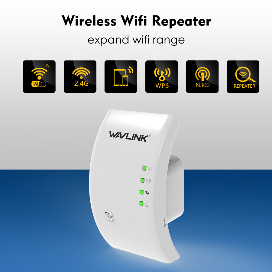 Wavlink N300 nhỏ gọn Wi-Fi Bộ mở rộng phạm vi Bộ lặp không dây điểm truy