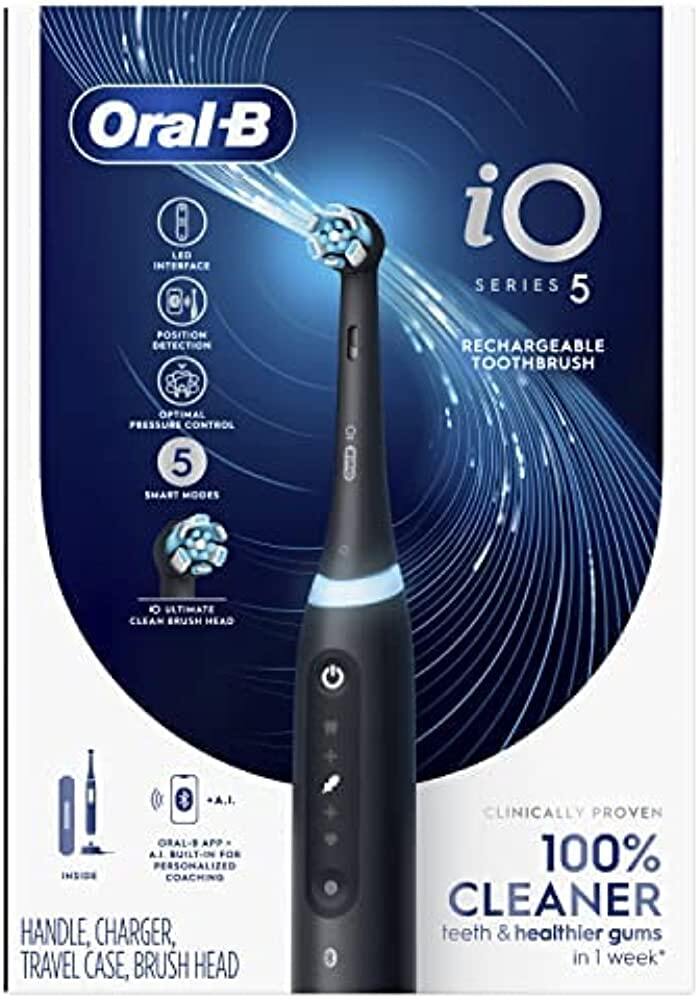 Oral-B iO5 Series 5 Electric Toothbrush with (1) Brush Head, Rechargeable ราคา 4,924 บาท*ส่งฟรี