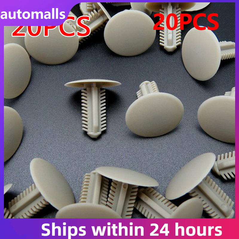 Automalls 20Pcs Roof Headliner Clip Trim Panel Retainer Nylon Fastener For Toyota 63399-26050 ราคา 31 บาท*ส่งฟรี