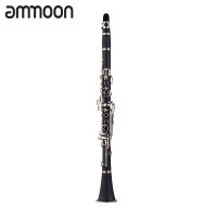 [ammoon]17 Keys Clarinet Bb Flat with Carry Case Gloves Cleaning Cloth Mini Screwdriver Reed Case 10pcs Reeds Woodwind Instrument