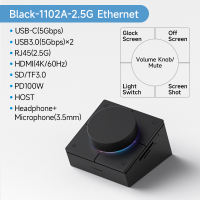 Hagibis Knob USB C Hub With 4K60Hz HDMI 100W PD Shortcut Buttons Type-C Docking Station Volume Adjustment Desktop Controller for Macbook Win Laptop