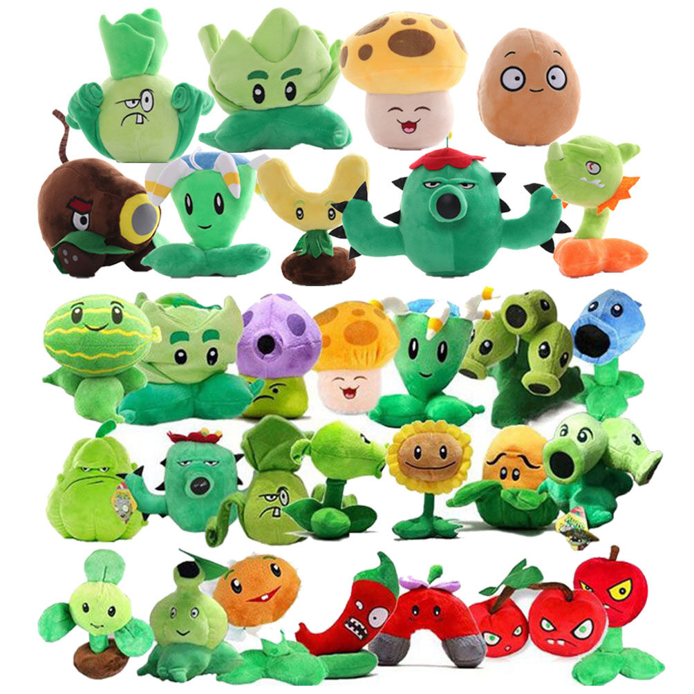 Plush Toy Peluche Lanzaguisantes De Plants Vs Zombies Game