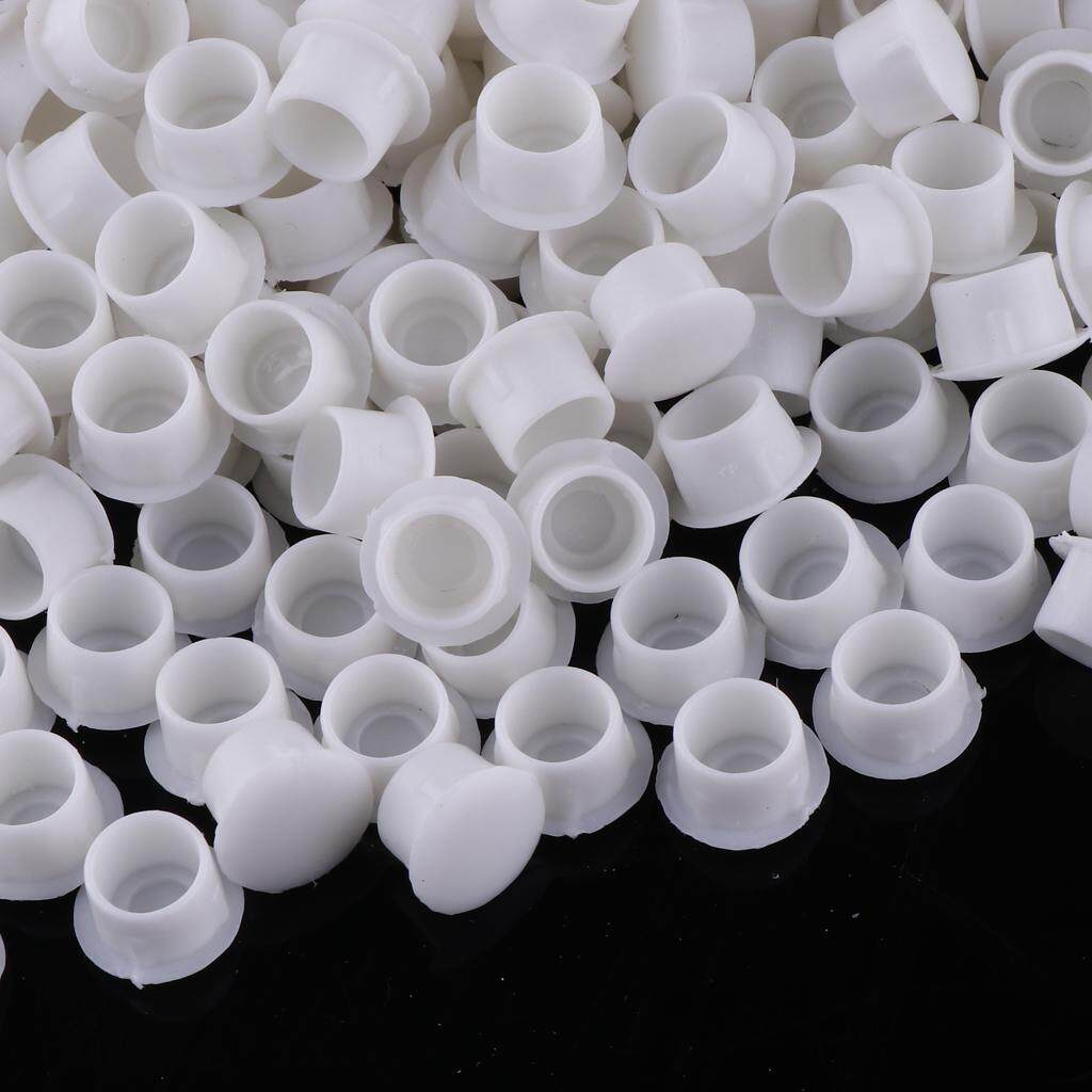 Fityle White 10mm Xcover Caps Hole Plugs Hinge Hole For Kitchen