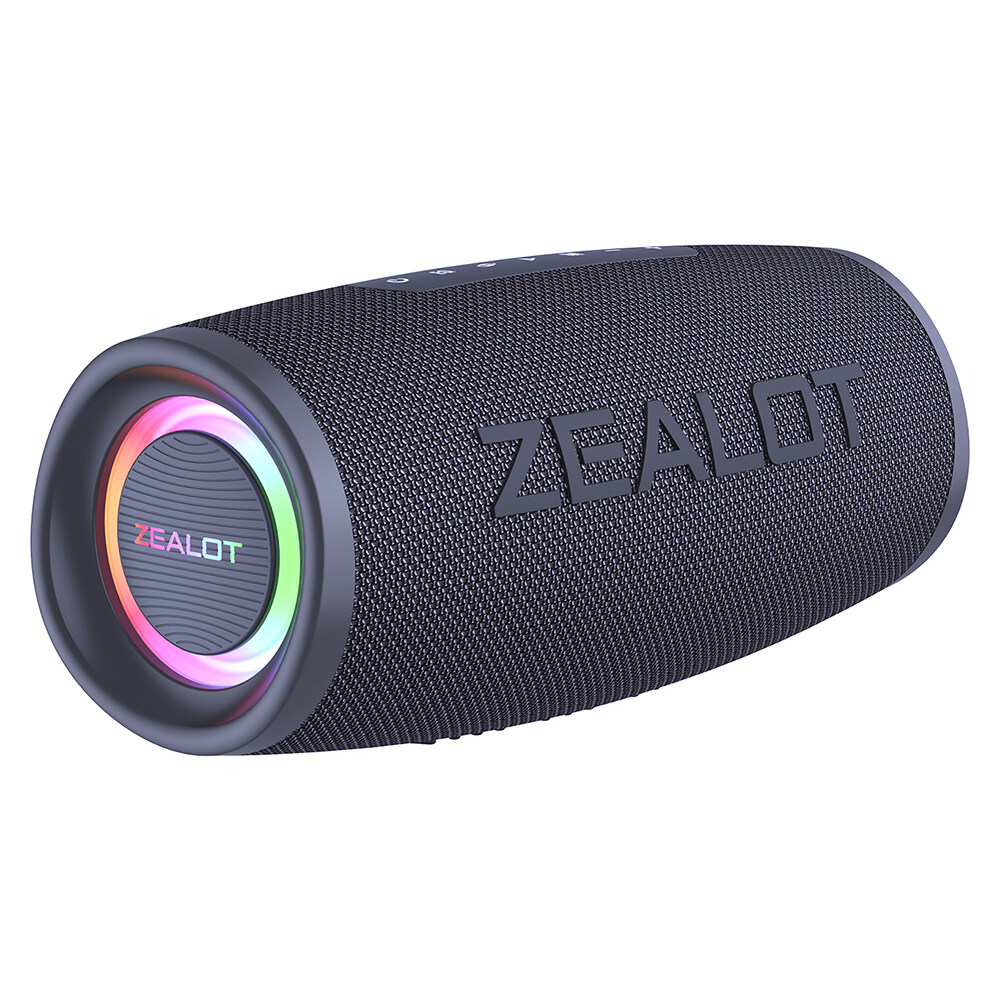 ZEALOT S56 loa bluetooth không dây di động hỗ trợ âm thanh nổi âm thanh trầm bổng Micro SD Card AUX micrô