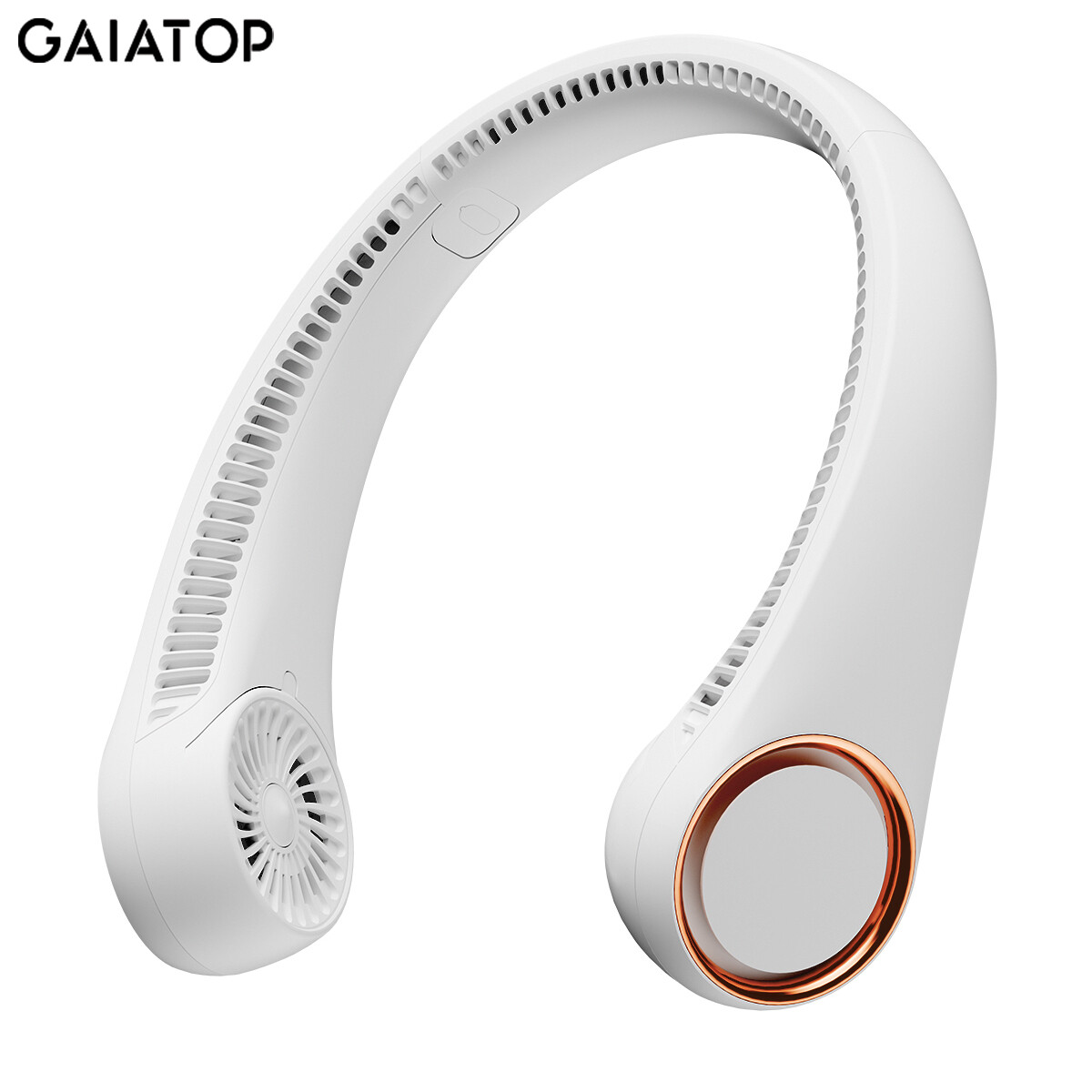 Gaiatop New Hanging Neck Fan Portable Mini Slacker Hanging Neck Ear Neck Cooling USB Rechargeable Mini Fan Outdoor ราคา 299 บาท*ส่งฟรี