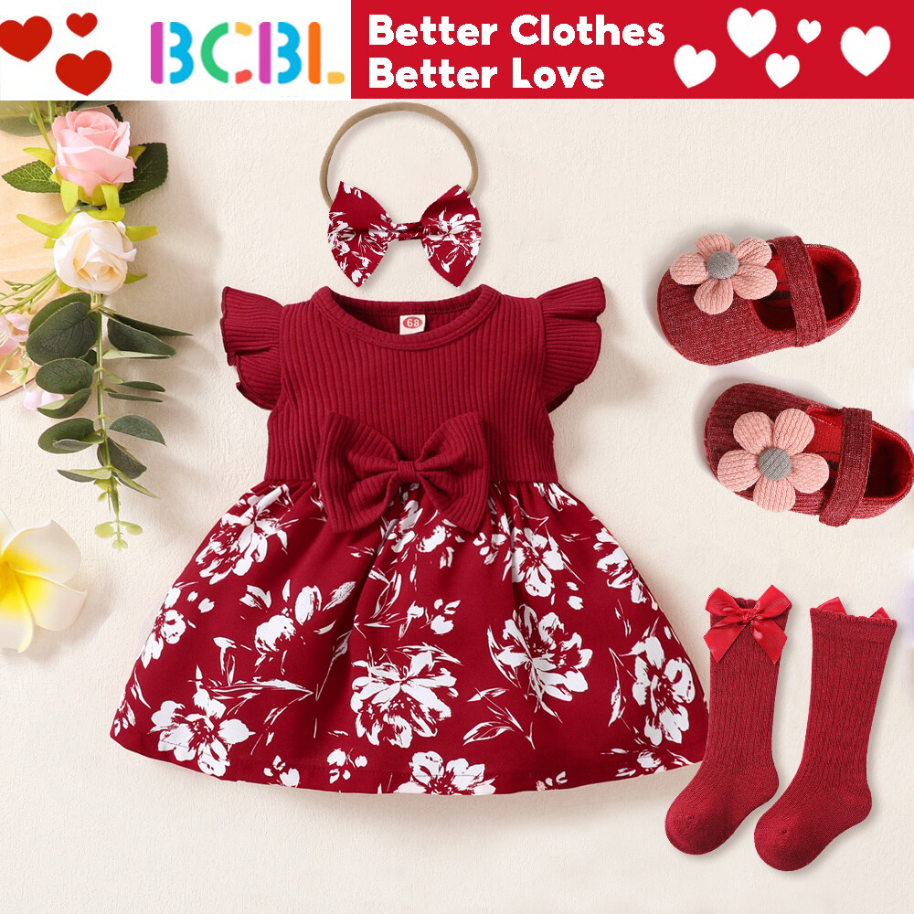 Red rose dress hot sale for baby girl