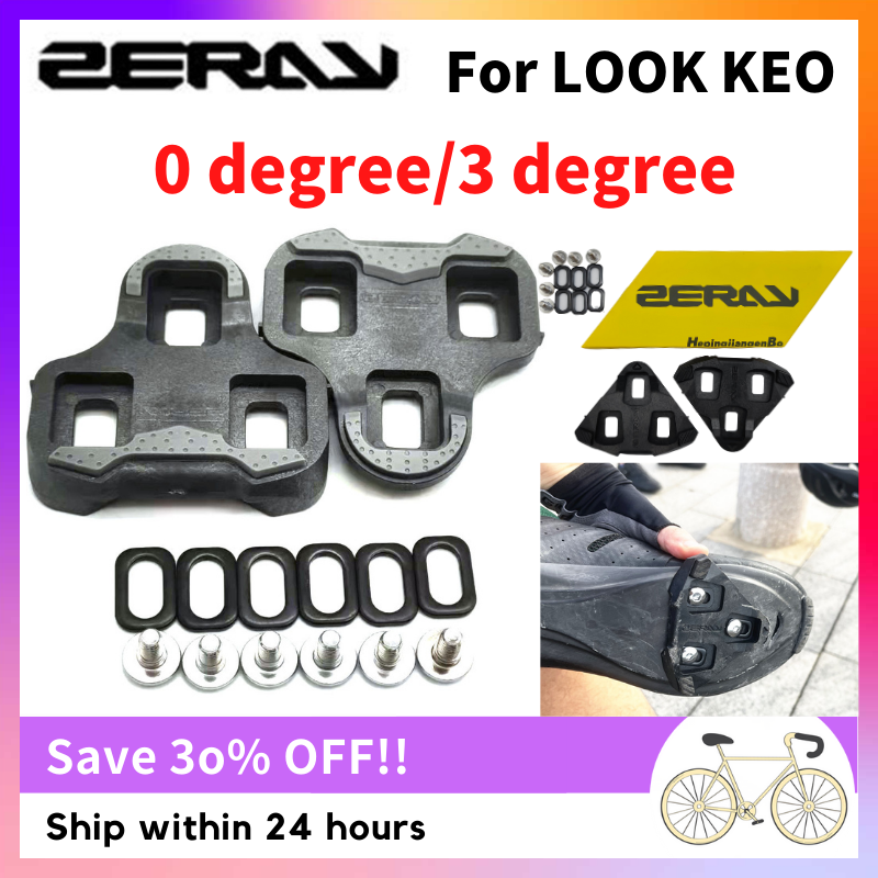 Zeray zp-110s zp-112 zp-115 bàn đạp cleat 3 độ 0 độ chống trượt look keo cho xe đạp đường trường đạp xe thi đấu đạp xe phụ kiện cửa hàng xe đạp