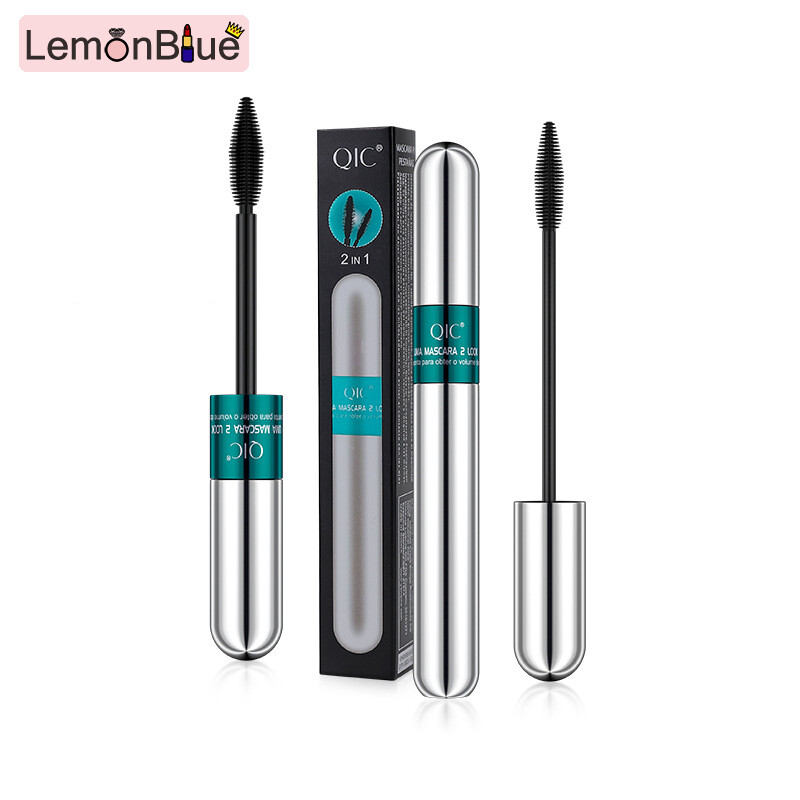 Gambar 2 in 1 Double Pen Mascara pen Waterproof Sweatproof Long Lasting Soft Tip Eye 2 in 1 Double Pen Waterproof Sweatproof Long Lasting Soft Tip useful Eye Makeup Eyeliner+ Mascara pen