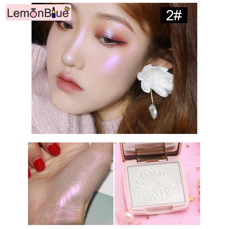 Gambar LemonBlue 1pc Women Brighten Powder Face Contour Shimmer Side Highlight Cosmetics
