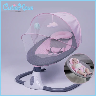 Cutiehaus 4 Speed Baby Electric Rocking Chair Baby Swing Chair With Bluetooth Music And Timer - Fulfilled by Cutiehaus (2)