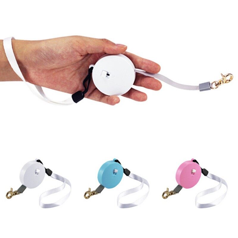 Phụ kiện cho thú cưng tự động thu vào đai mini dây dắt chó chó con thú cưng đai nylon đi bộ ngoài trời dây dắt bộ dây đai dẹt
