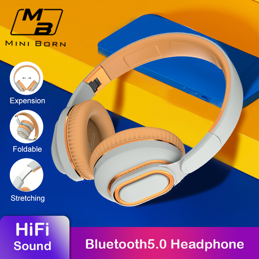 Tai nghe mini born tai nghe gấp gọn đa năng có thể thu vào với thẻ cắm tai nghe âm thanh nổi hifi bass tai nghe rảnh tay bluetooth 5.0 với micrô tai nghe bluetooth có micrô khử tiếng ồn