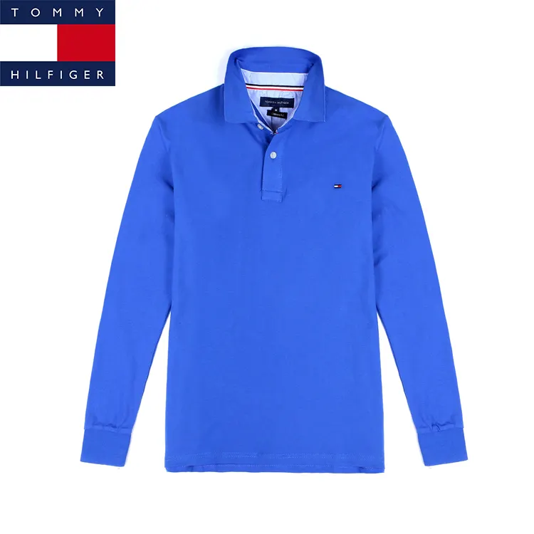 long sleeve fitted polo shirts