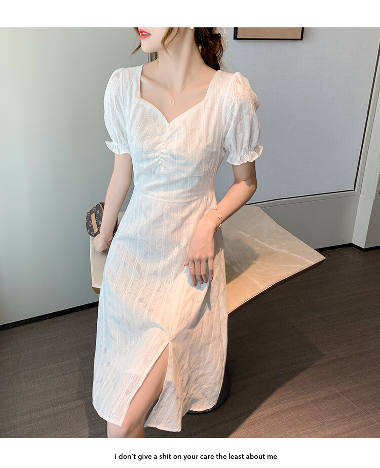 white dinner party dress