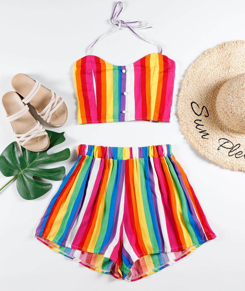 rainbow one piece outfit