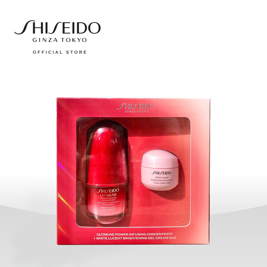 Gambar Shiseido Ultimune Power Infusing Concentrate   White Lucent Brightening Gel Cream 15ml Set RM140 (Worth RM222)