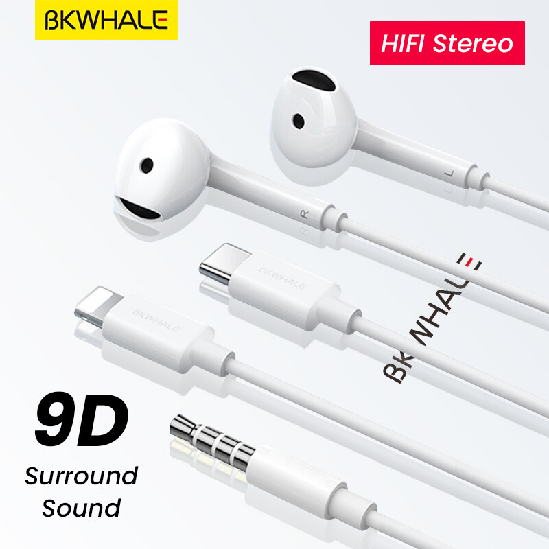 BKWHALE WH33 Type-C 3.5mm iOS Tai nghe có dây Tai nghe âm thanh nổi hi